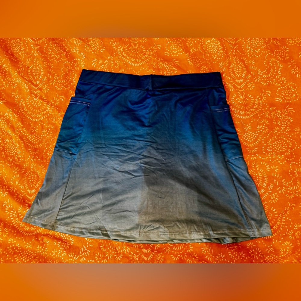 Blue Ombre Skort with pockets 🧿